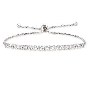 R.H. Macy & Co Diamond Bolo Bracelet (1/10 ct. t.w.)